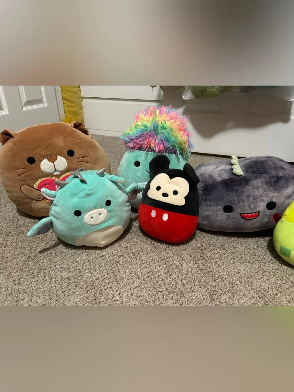 Squishmallows Plush Lot (9 total)